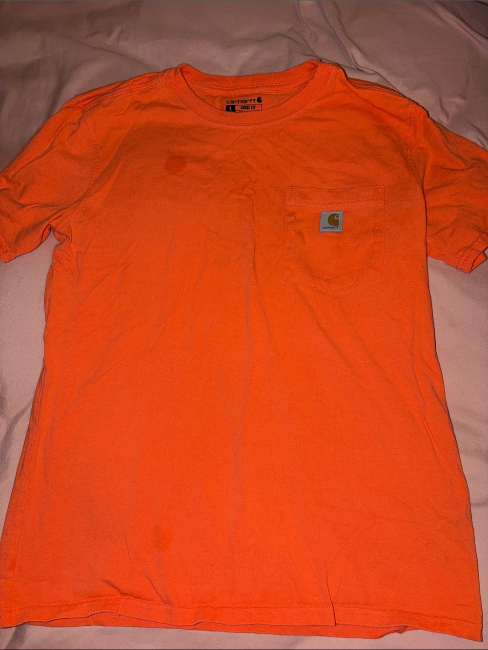 Carhartt Women’s  Short Sleeve Pocket T‑Shirt — Orange